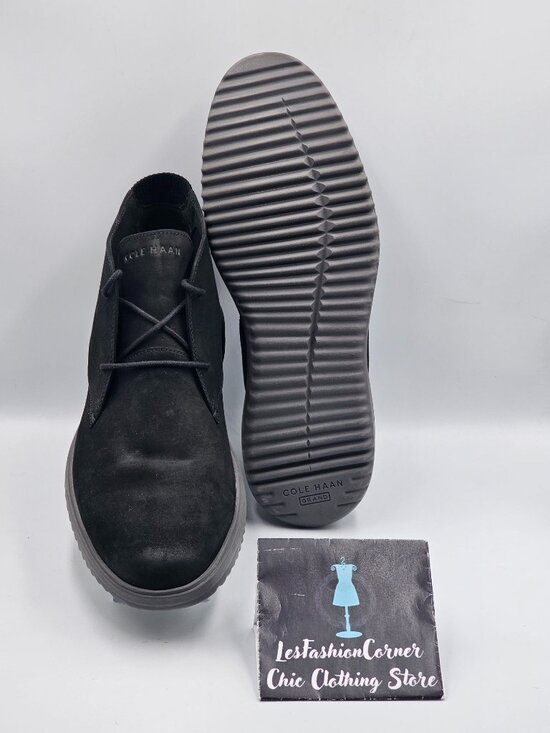 Cole Haan Men\'s Black Suede Lightweight Original Grand Chukka Boots Size 13 2955 main image 7